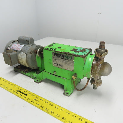 Pulsafeeder 680 6800-S-SE 20:1 Ratio Diaphragm Metering Pump 3.9GPH 395PSIG