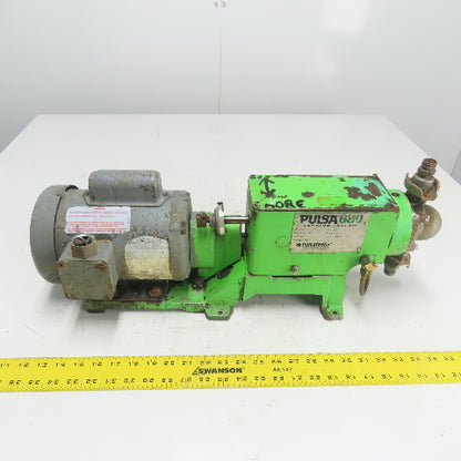 Pulsafeeder 680 6800-S-SE 20:1 Ratio Diaphragm Metering Pump 3.9GPH 395PSIG