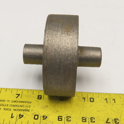 3-1/2" OD x 1-1/4" Wide Cast Iron 7/8" Integrated Axle Roller