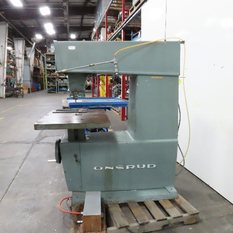 Onsrud W-1124 24" Throat Over Arm Pin Horn Router 230V 3Ph 7.5HP Tested