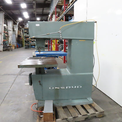 Onsrud W-1124 24" Throat Over Arm Pin Horn Router 230V 3Ph 7.5HP Tested