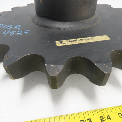 Tsubaki 160C19F-2R-DWG 13" OD Roller Chain Sprocket 19-Tooth 2-15/16" Bore