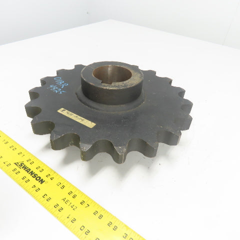 Tsubaki 160C19F-2R-DWG 13" OD Roller Chain Sprocket 19-Tooth 2-15/16" Bore