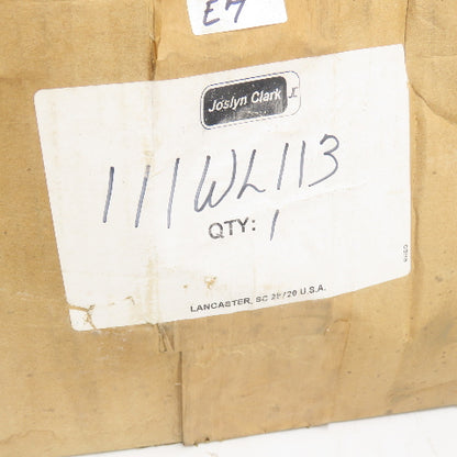 Joslyn Clark 111WLWL113 80OHMS Rheostat 600V Type S NEW