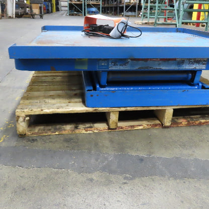 Bishamon L3K-4848 48 x 48" 3000LB Electric-Hydraulic Scissor Lift Table 120V 1PH