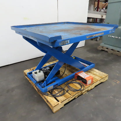 Bishamon L3K-4848 48 x 48" 3000LB Electric-Hydraulic Scissor Lift Table 120V 1PH