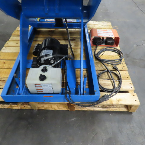 Bishamon L3K-4848 48 x 48" 3000LB Electric-Hydraulic Scissor Lift Table 120V 1PH