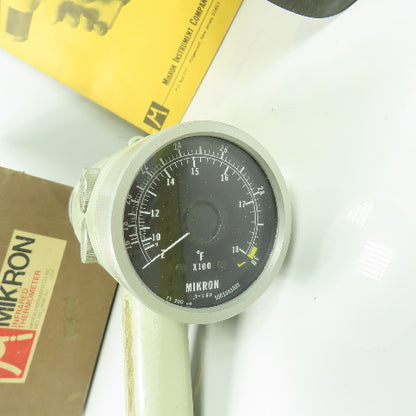 Mikron 22D Infrared Thermometer 60" Focus FOV 2° ACC'Y 2%