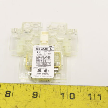 Allen Bradley 195-GA10 Auxiliary Switch NOS Lot Of 2