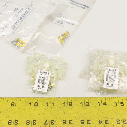Allen Bradley 195-GA10 Auxiliary Switch NOS Lot Of 2