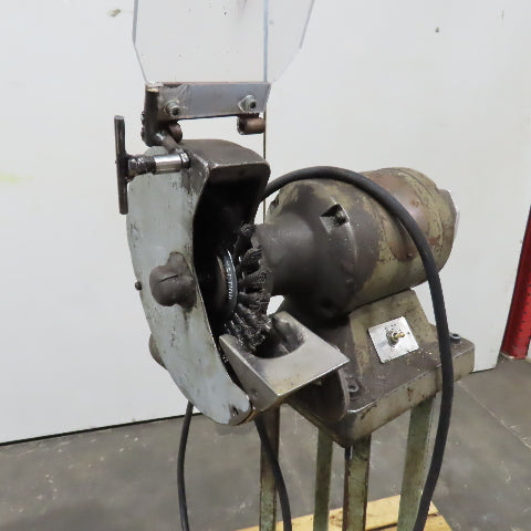 Rockwell 23-200 7" Pedestal Mounted Bench Grinder 120V 1PH Tested