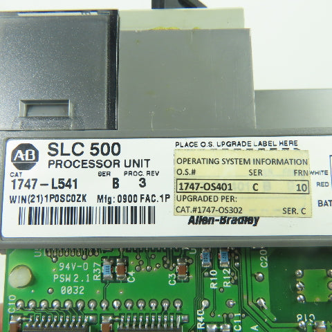 Allen Bradley 1747-L541 Ser B Rev 3 5/04 Processor Unit W/1747-OS401 SerC FRN 10