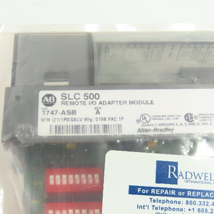 Allen Bradley 1747-ASB Ser A SLC 500 Remote I/O Adapter Module (REMANUFACTURED)