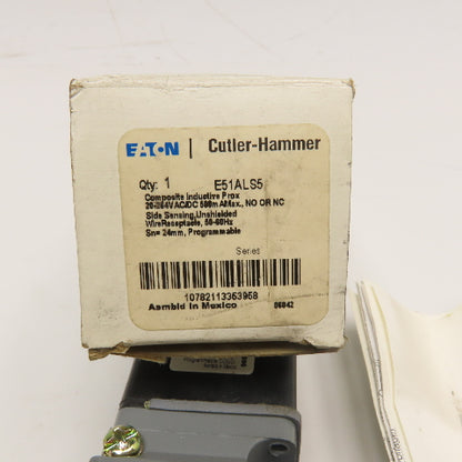 Cutler Hammer E51ALS5 Inductive Proximity Sensor 20-264V AC/DC