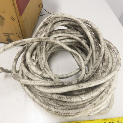 Taofibre SRG-038 Ceramic Fiber Braid Rope W/ Glass Insert 88' Long 3/8" Thick