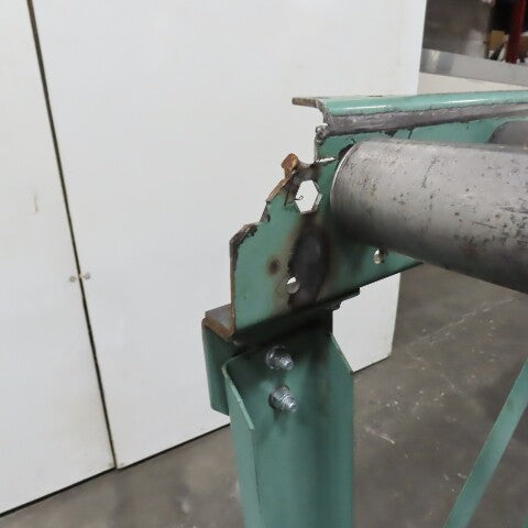 Roach 29" x 35" Heavy Steel Roller Gravity Conveyor 2.5" OD 26" BF 6" Centers