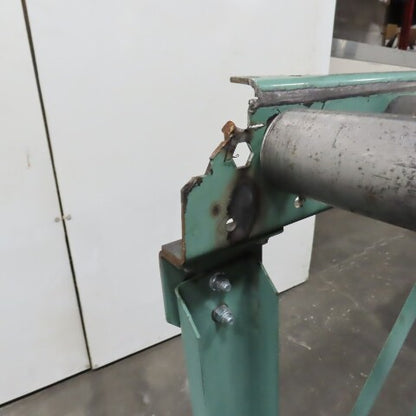 Roach 29" x 35" Heavy Steel Roller Gravity Conveyor 2.5" OD 26" BF 6" Centers