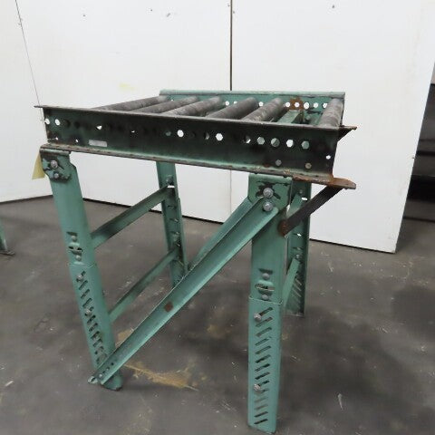 Roach 29" x 35" Heavy Steel Roller Gravity Conveyor 2.5" OD 26" BF 6" Centers