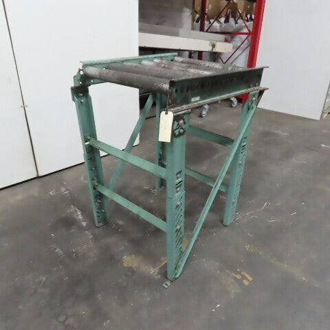 Roach 29" x 35" Heavy Steel Roller Gravity Conveyor 2.5" OD 26" BF 6" Centers