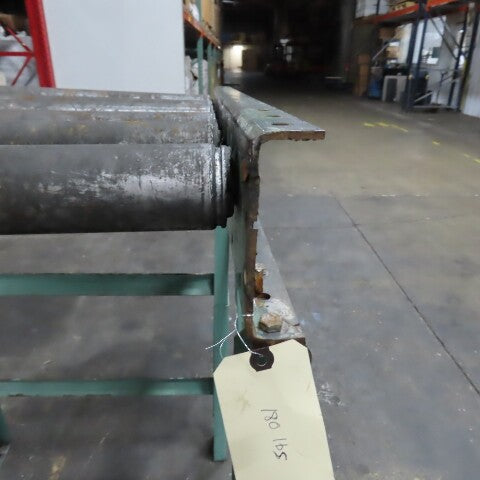 Roach 29" x 35" Heavy Steel Roller Gravity Conveyor 2.5" OD 26" BF 6" Centers