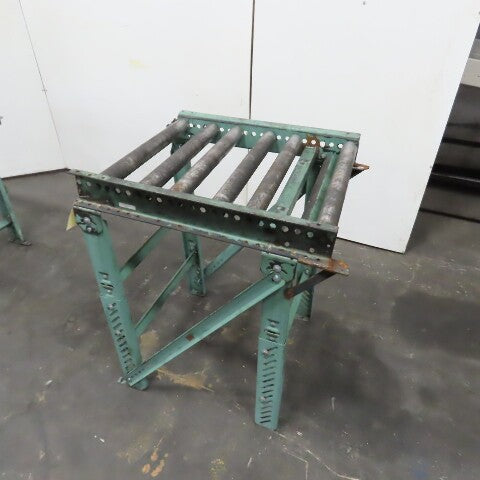 Roach 29" x 35" Heavy Steel Roller Gravity Conveyor 2.5" OD 26" BF 6" Centers
