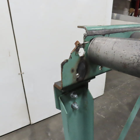 Roach 29" x 35" Heavy Steel Roller Gravity Conveyor 2.5" OD 26" BF 6" Centers