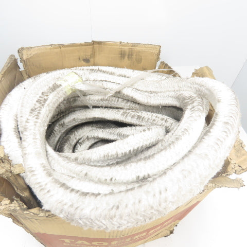 Taofibre SRG-100 Ceramic Fiber Braid Rope W/ Glass Insert 83' Long 1-1/4" Thick