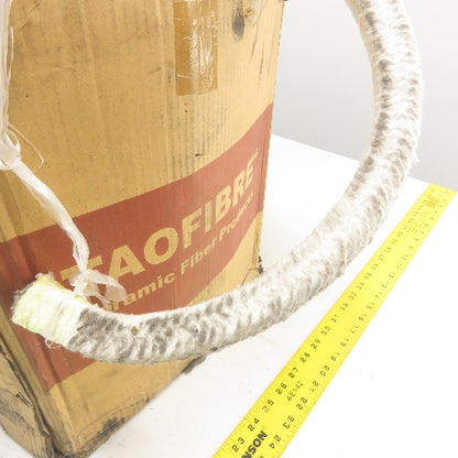 Taofibre SRG-100 Ceramic Fiber Braid Rope W/ Glass Insert 83' Long 1-1/4" Thick