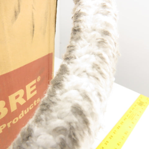 Taofibre SRG-100 Ceramic Fiber Braid Rope W/ Glass Insert 83' Long 1-1/4" Thick