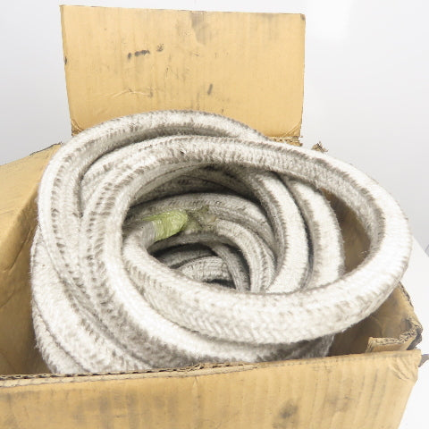 Ceramic Fiber Braid Rope W/ Glass Insert 75' Long 1" Thick