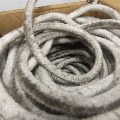 Ceramic Fiber Braid Rope W/ Glass Insert 172' Long 1/2" Thick