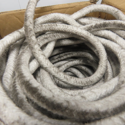 Ceramic Fiber Braid Rope W/ Glass Insert 172' Long 1/2" Thick