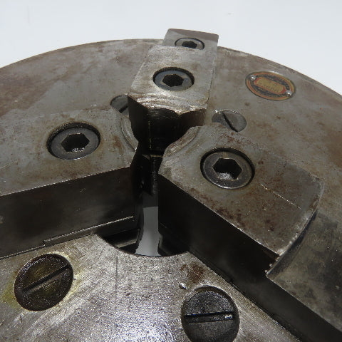 The Cushmen Chuck Co. 236D6 12" 3-Jaw Power Lathe Chuck Open Center 3" Hole