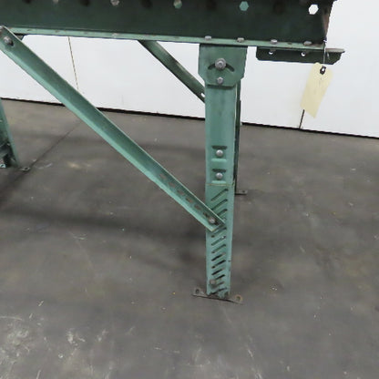Roach 30" x 67" Heavy Steel Roller Gravity Conveyor 2.5" OD 27" BF 6" Centers