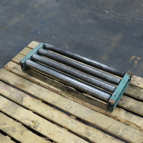 Roach 30" x 12" Heavy Steel Roller Gravity Conveyor 1.9" OD 27" BF 3" Centers