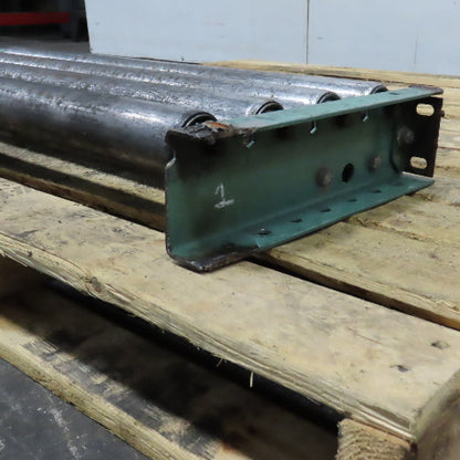 Roach 30" x 12" Heavy Steel Roller Gravity Conveyor 1.9" OD 27" BF 3" Centers