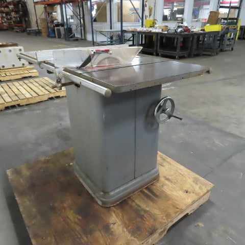 Rockwell 34-450 10" 3HP Unisaw Table Saw 230/460V 3PH W/ Fence & Tilt Arbor