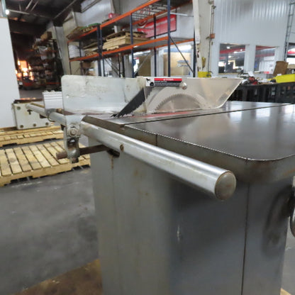 Rockwell 34-450 10" 3HP Unisaw Table Saw 230/460V 3PH W/ Fence & Tilt Arbor