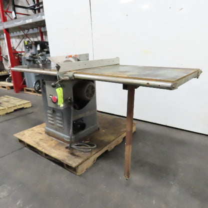 Rockwell 34-450 10" 3HP Unisaw Table Saw 230/460V 3PH W/ Fence & Tilt Arbor