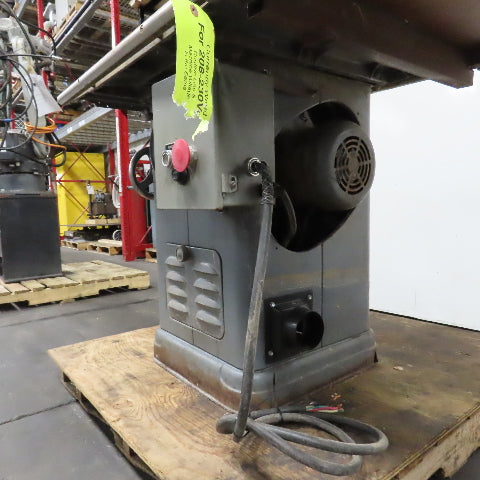 Rockwell 34-450 10" 3HP Unisaw Table Saw 230/460V 3PH W/ Fence & Tilt Arbor