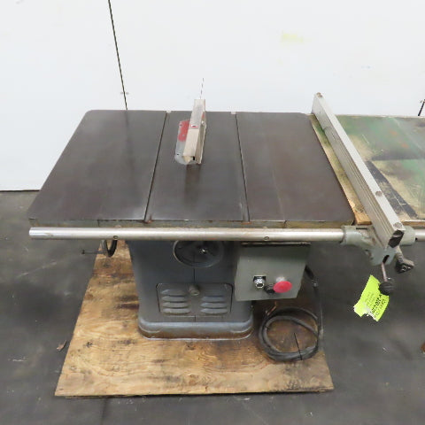 Rockwell 34-450 10" 3HP Unisaw Table Saw 230/460V 3PH W/ Fence & Tilt Arbor