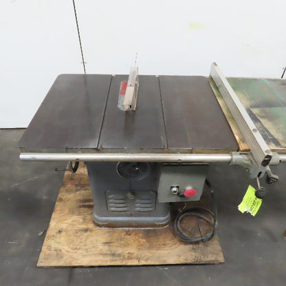 Rockwell 34-450 10" 3HP Unisaw Table Saw 230/460V 3PH W/ Fence & Tilt Arbor