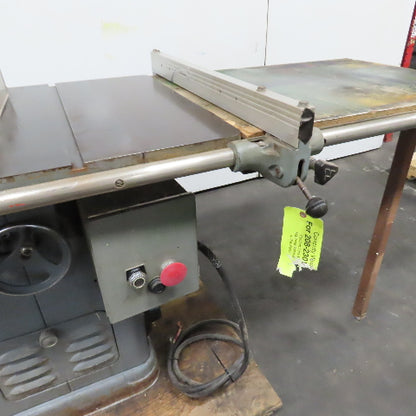 Rockwell 34-450 10" 3HP Unisaw Table Saw 230/460V 3PH W/ Fence & Tilt Arbor