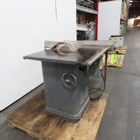 Rockwell 34-450 10" 3HP Unisaw Table Saw 230/460V 3PH W/ Fence & Tilt Arbor