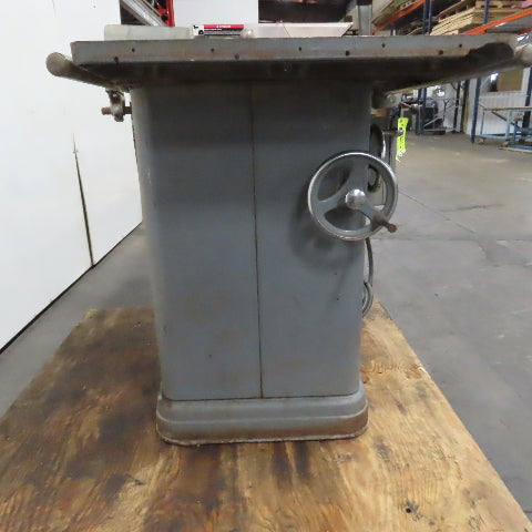 Rockwell 34-450 10" 3HP Unisaw Table Saw 230/460V 3PH W/ Fence & Tilt Arbor
