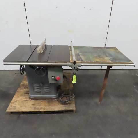Rockwell 34-450 10" 3HP Unisaw Table Saw 230/460V 3PH W/ Fence & Tilt Arbor