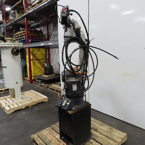 Panasonic YA-1 YA-1QAR81U06 6-Axis Welding Robot W/Base, Feeder&Gun YT-CAT353T1W