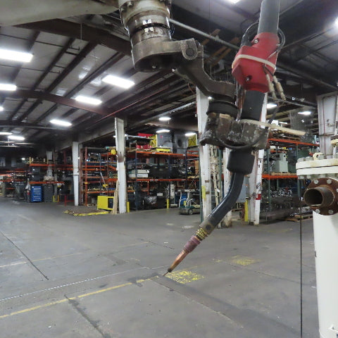 Panasonic YA-1 YA-1QAR81U06 6-Axis Welding Robot W/Base, Feeder&Gun YT-CAT353T1W