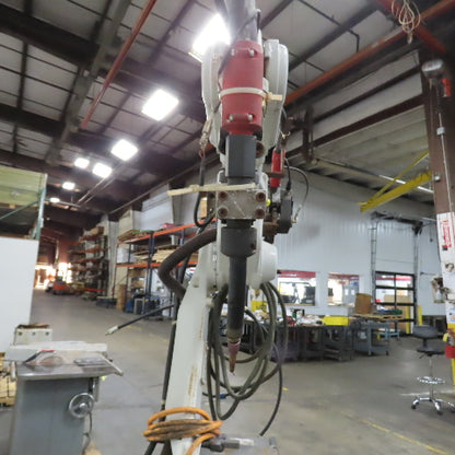 Panasonic YA-1 YA-1QAR81U06 6-Axis Welding Robot W/Base, Feeder&Gun YT-CAT353T1W