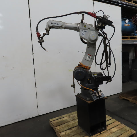 Panasonic YA-1 YA-1QAR81U06 6-Axis Welding Robot W/Base, Feeder&Gun YT-CAT353T1W